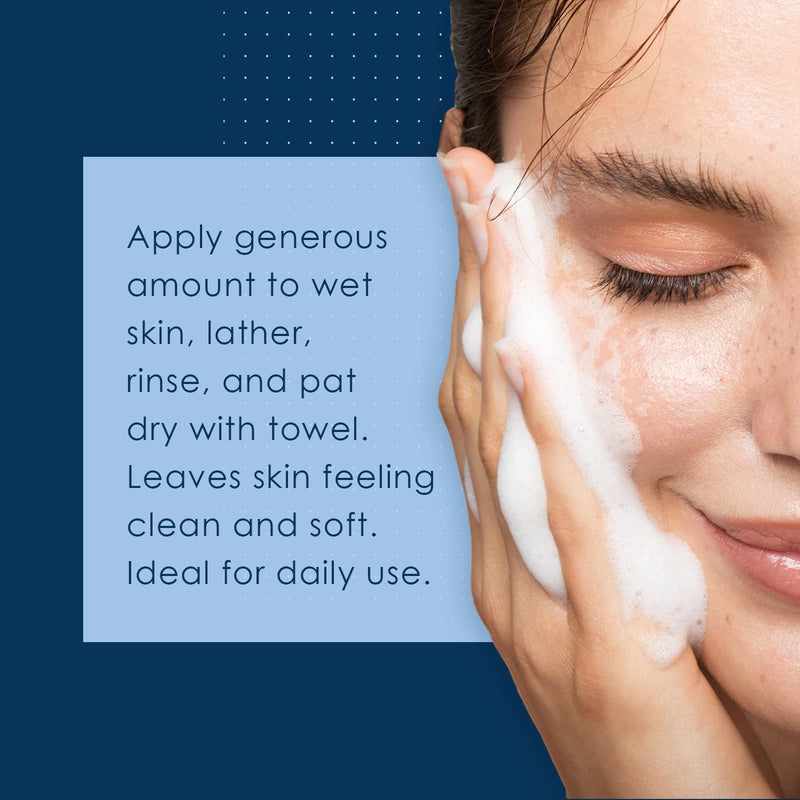 Vanicream Gentle Facial Cleanser with Pump Dispenser - 8 fl oz - Formulated Without Common Irritants for Those with Sensitive Skin 8 Fl Oz (Pack of 1) - NewNest Australia