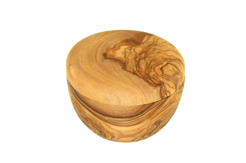 DOM shaving bowl made of olive wood with lid - NewNest Australia