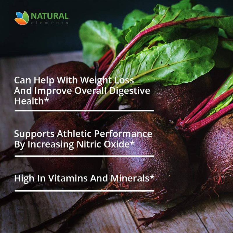 Beet Root Capsules - 1200mg Per Serving - 200 Beet Root Powder Capsules - Beetroot Powder Supports Blood Pressure, Athletic Performance, Digestive, Immune System (Pure, Non-GMO & Gluten Free) - NewNest Australia