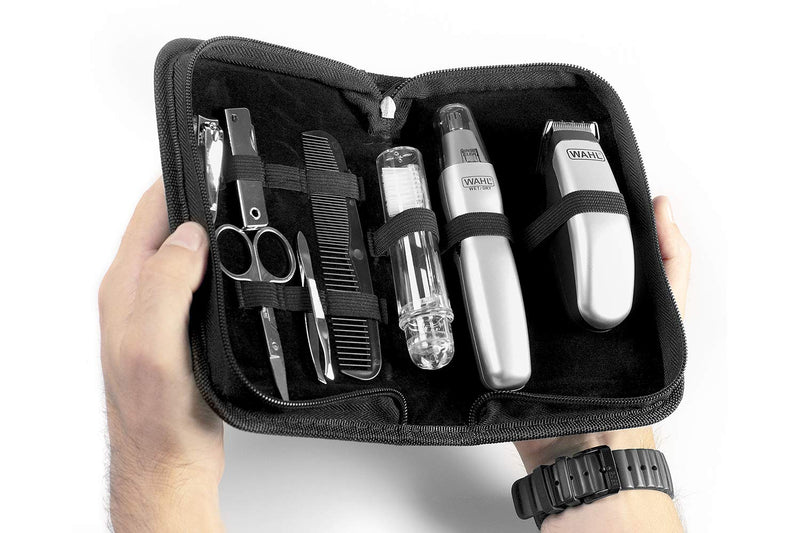 Wahl Grooming Gear Ultimate Travel Kit, Beard Trimmer for Men, Travel Set, Hair Trimmers for Men, Nose Hair Trimmer, Stubble Trimmers, Male Grooming, Travel Set - NewNest Australia