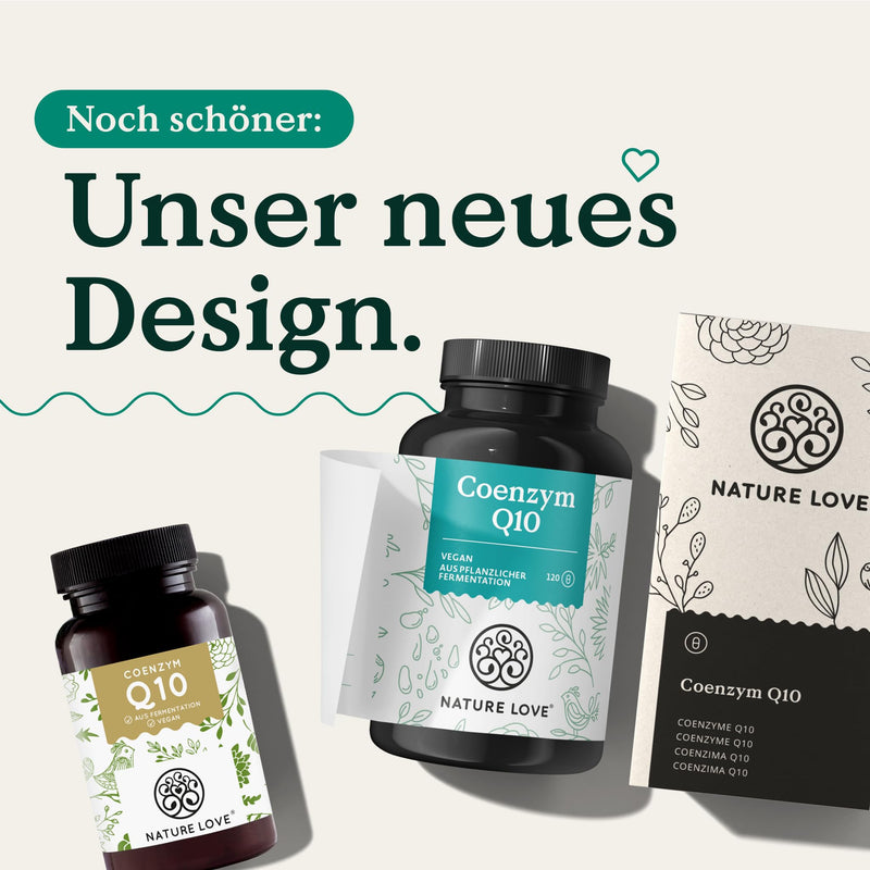 Nature Love Coenzyme Q10 High Dose ‚ 200 Mg Per Capsule ‚ 120 Vegan Capsules In 4 Month Supply ‚ Made From Vegetable Fermentation ‚ High Dose & Produced In Germany - NewNest Australia