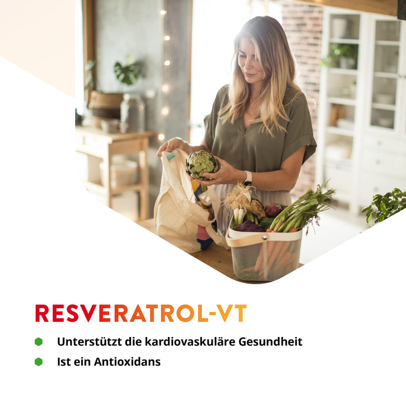 Vitals - Resveratrol-VT 60 capsules, exceptionally pure resveratrol. High dose without additives. the renowned Veri-te brand, which has been used in numerous human studies - NewNest Australia