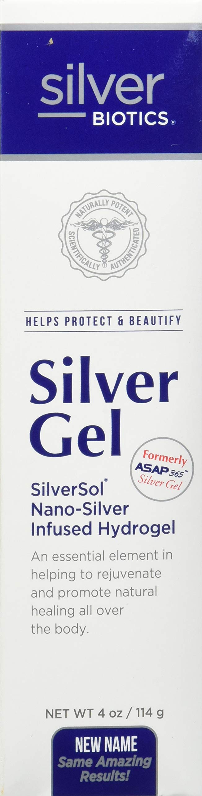 American Biotech Labs Silver Biotics Silver Gel Infused w/SilverSol Nano-Silver Technology 4oz, Pack of 2 - NewNest Australia