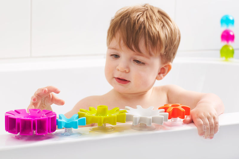 NewNest Australia - Boon Cogs Water Gears Bath Toys Set (Pack of 5) Pink 