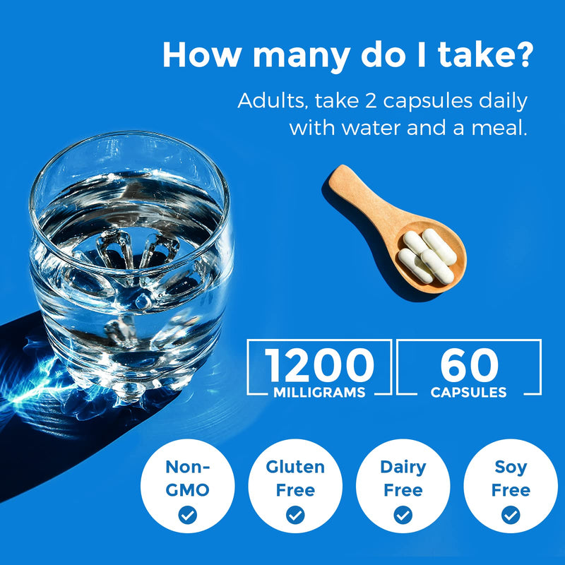 TUDCA Supplement 1200mg per serving, 60 capsules, Ultra Strength Tauroursodeoxycholic Acid, first-class quality 60 pieces (pack of 1) - NewNest Australia