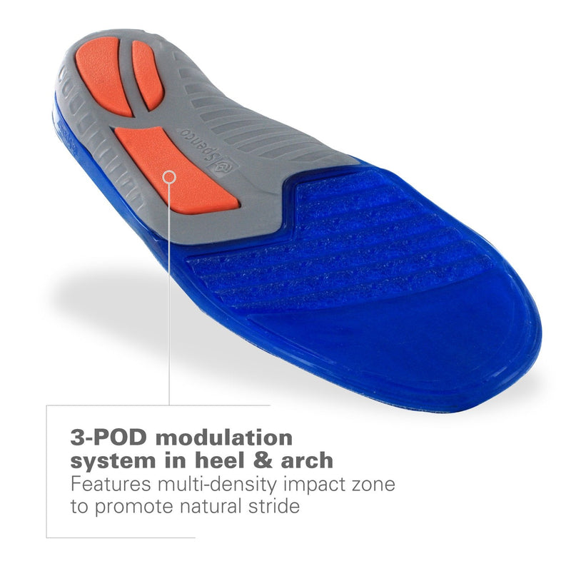 Spenco Total Support Orthopedic Comfort Gel Shoe Insoles With Arched Foot Support, Spreader Foot Support, Gel Insoles, Washable For Men And Women, Size 42-44, Can Be Cut To Size, Unisex (40/42) - NewNest Australia
