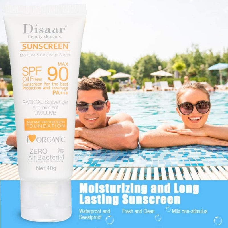 SPF50++ 40ml Moisturising Sunscreen,Face and Neck Whole Body Sun UV Radiation Protection Cream, Sunblock Whitening Non Grease Lotion - NewNest Australia