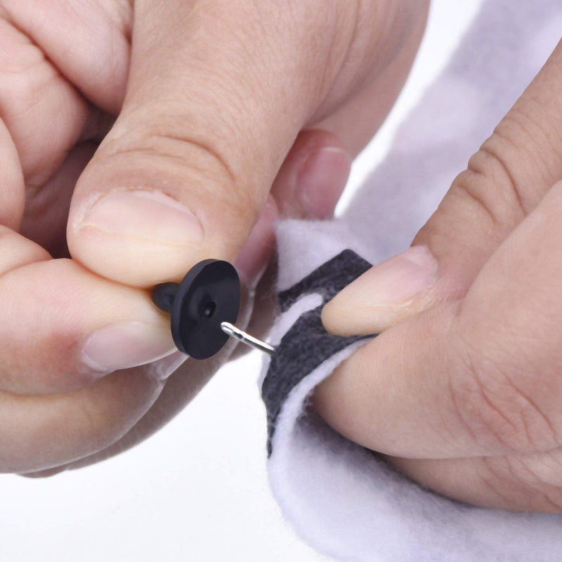 eBoot Tie Tacks Blank Pins with PVC Rubber Pin Backs (100) 100 - NewNest Australia