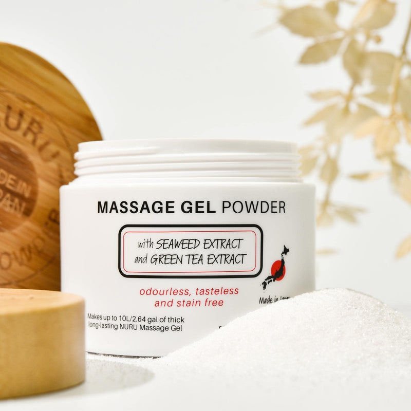 Massage Gel Therapy Powder 200 g | Seaweed & Green Tea | Made in Japan | Paraben & Glycerin Free | Makes 20 liters - NewNest Australia