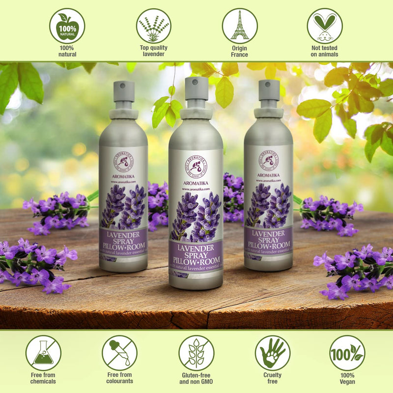 Lavender Aromatic Spray For Air Aromatization 75 Ml - Lavender Pillow Spray - Relaxation - Ideal For Yoga & Good Sleep - With 100% Pure Lavender Essential Oil - Soothing - Room Spray - NewNest Australia