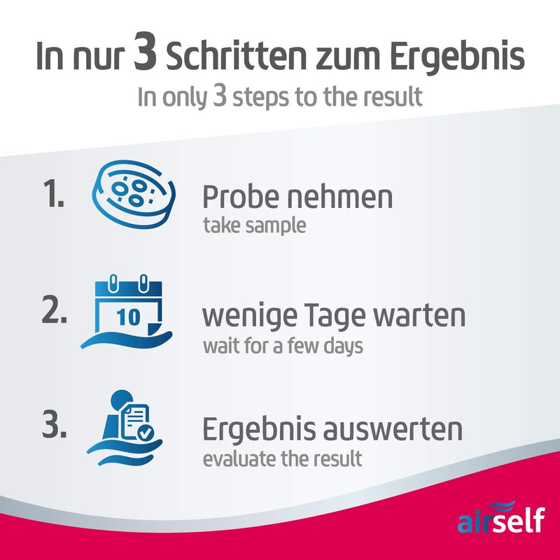 Mold test (rapid mold test) for up to 12 rooms - mold test to examine mold contamination indoors - NewNest Australia