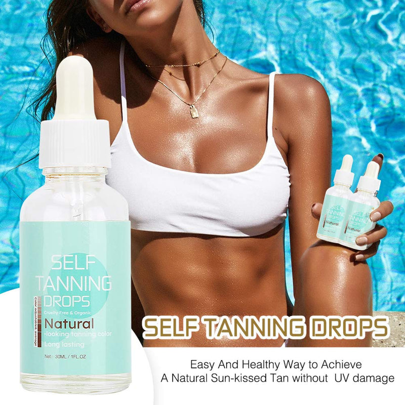 Self Tanners, Tanning Concentrated Drops Body Face Self Tanner Sunless Self Tanning Water - NewNest Australia