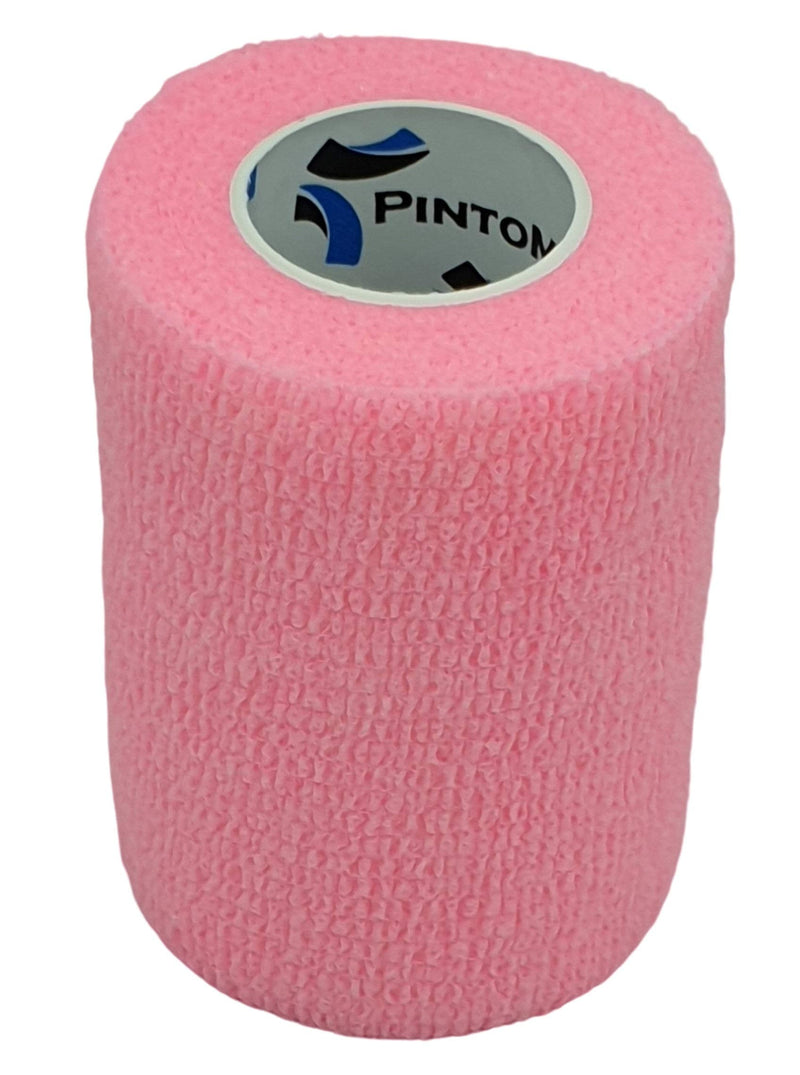 Pintomed Self-Adhesive Bandage Stretched - 10 X Pink Bandages Rolls - 7.5 Cm X 4.5 M Cohesive Bandage Bandage Fixation Bandage Self-Adhesive Health Plaster Sports Tape Piece For Wrist Leg Arm Vet Wrap - NewNest Australia