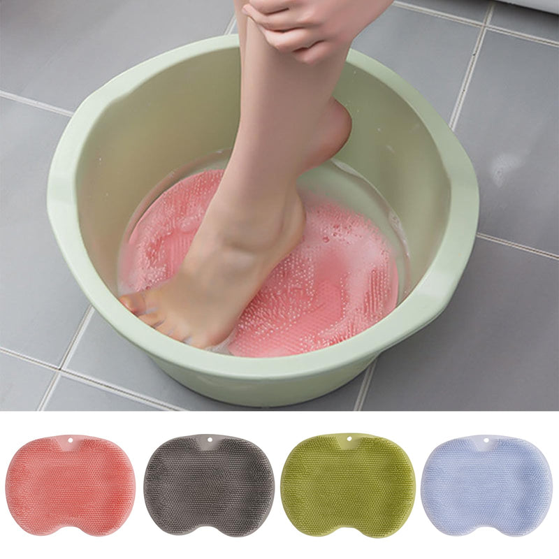 Shower Foot Scrubber, Foot Washer, Bath Massage Pad With Non-Slip Suction Cups, Cleans, Relaxation, Exfoliates, Massages Your Feet Without Bending, Foot Circulation & Relieves Tired Feet (Green) - NewNest Australia