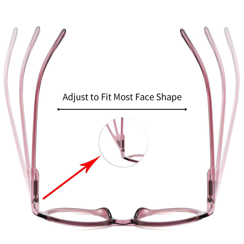 IVNUOYI 6 Pack Reading Glasses Blue Light Blocking Stylish Ladies Readers with Spring Hinges,Anti Glare UV Eyestrain,Computer Eyeglasses for Women 1.0 6 Pack Mix 1.0 x - NewNest Australia