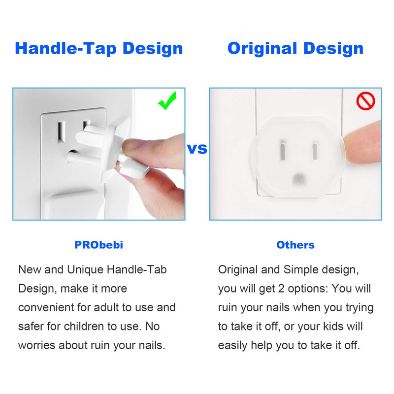 38 Pack Baby proofing Outlet Plugs, PRObebi No Easy to Remove by Children Keep Prevent Baby from Accidental Shock Hazard A-White - NewNest Australia