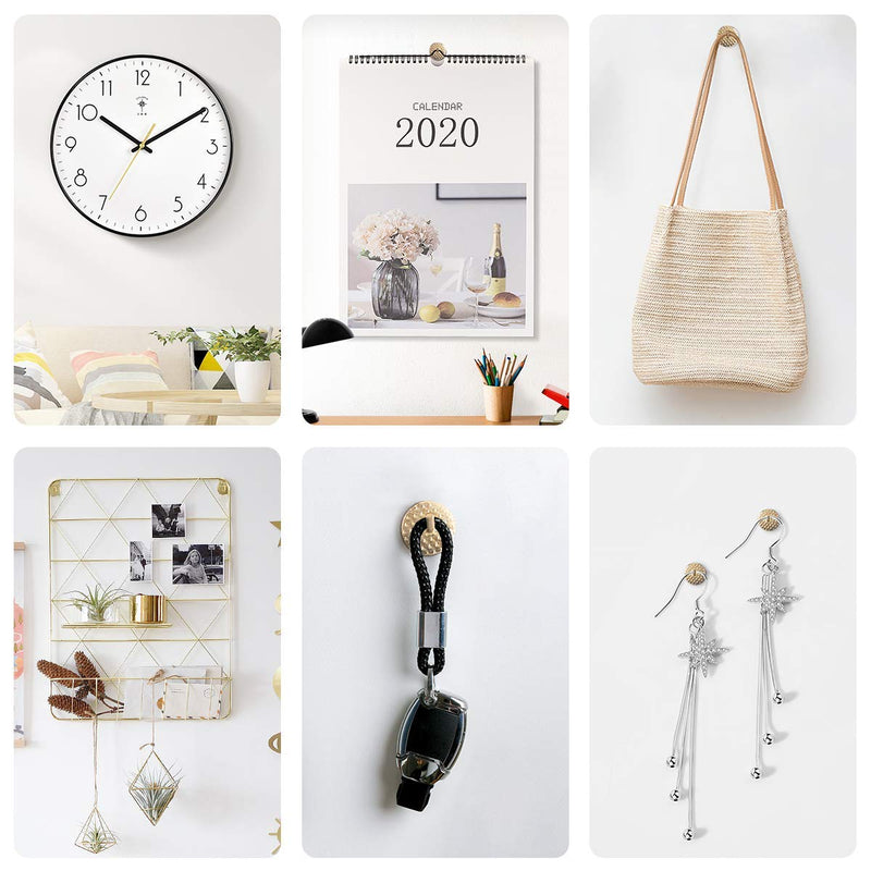 Picture Hanging Nails, Hommie Picture Hangers with10-60 lbs 50PCS Picture Hangers Hardware kit One Step Picture Hangers Nails for Drywall, Picture Frame, Canvas, Mirror Hanging Decoration 10-60bls 50pcs - NewNest Australia