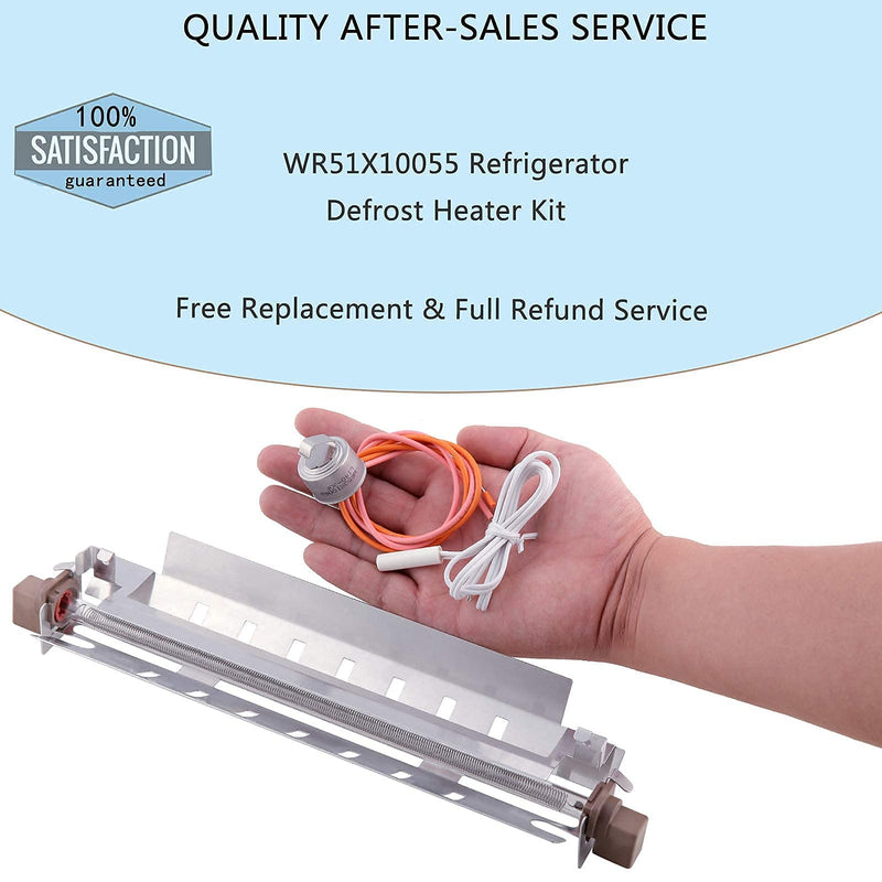 WR51X10055 Refrigerator Defrost Heater Replacements WR55X10025 Refrigerator Temperature Sensor WR50X10068 Defrost Thermostat Compatible with general Electric Hotpoint Refrigerators Replaces WR51X10030 1 - NewNest Australia