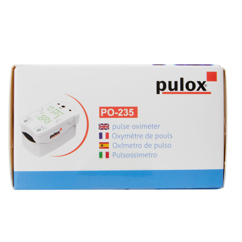 Pulox PO-235 pulse oximeter for children for measuring oxygen saturation, pulse rate and PI - with alarm function - NewNest Australia