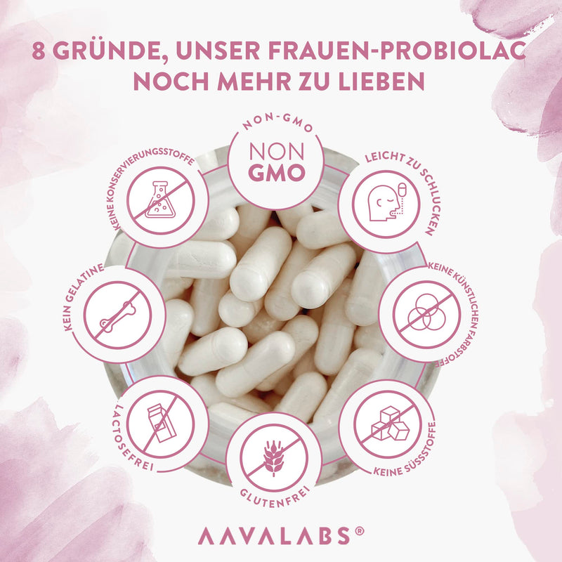 Cultures Complex For Women - Probiotics Women Intimate Flora Intestinal Flora 45Bkbe 4Strains Intestinal Bacteria: Lactobacillus Acidophilus Crispatus Lactobacillus Rhamnosus Plantarum Inulin - NewNest Australia