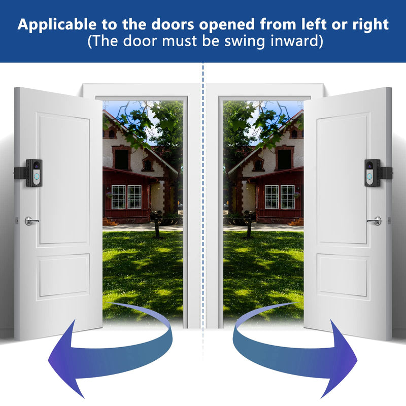 KIMILAR Anti-Theft Video Doorbell Mount Compatible with Video Doorbell 1/2/3/3 Plus/4/(2020 Release), Adjustable Mounting Bracket Accessories for houses, apartments, businesses, No Need to Drill Black - NewNest Australia