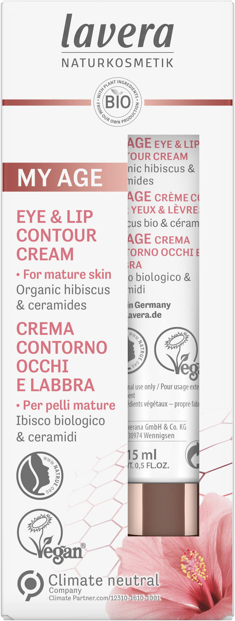 lavera My Age Eye & Lip Contour Cream - NewNest Australia