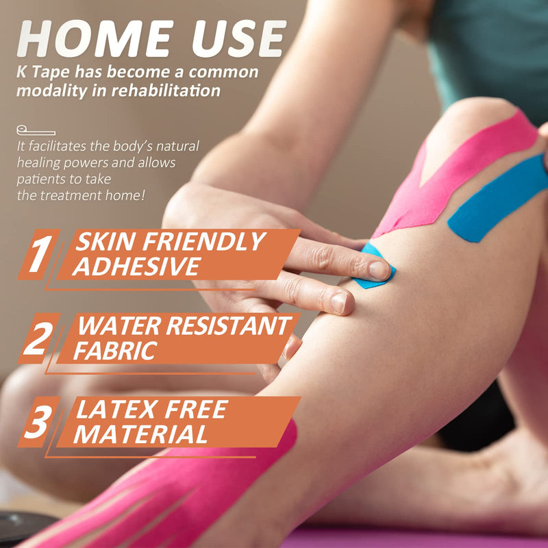 Beige Kinesiology Tape Set, Physio Tape Kinesiology 35 M Uncut Roll For Knees, Shoulders And Elbows, Muscle Bands For Training, Sports And Rehabilitation Of Injuries - NewNest Australia