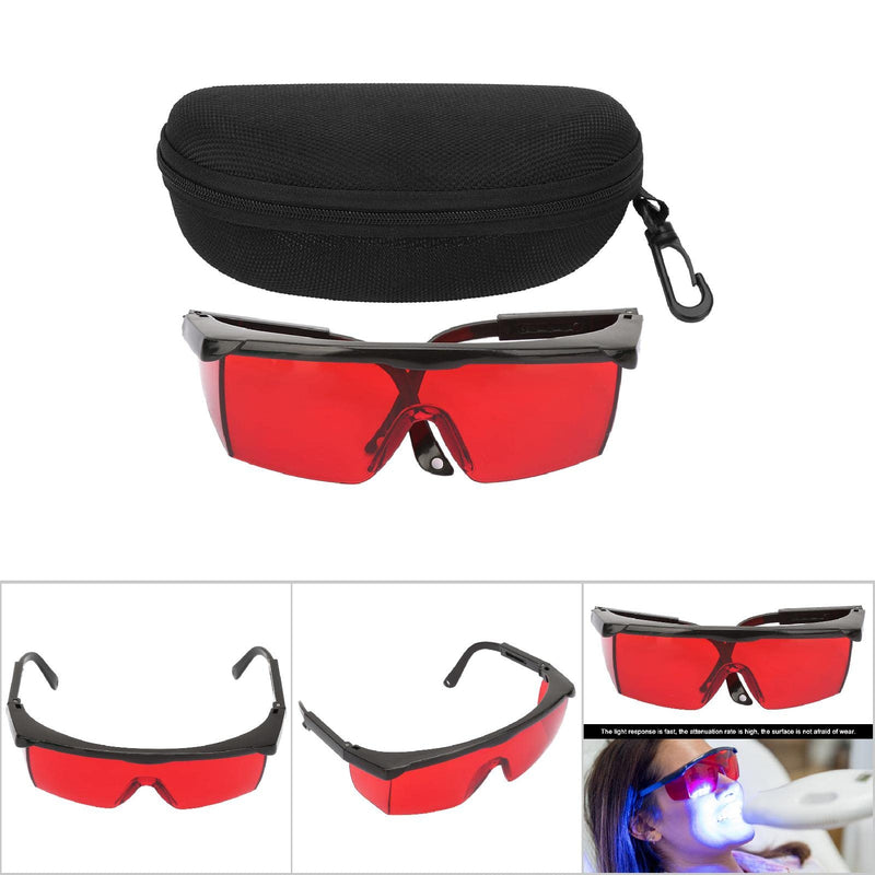 Yuecoom Laser Safety Glasses, Portable Pc Eye Laser Safety Glasses Laser Safety Anti Laser Glasses For All Directions For Hair Removal Blue Light Uv Disinfection(Red) Red - NewNest Australia