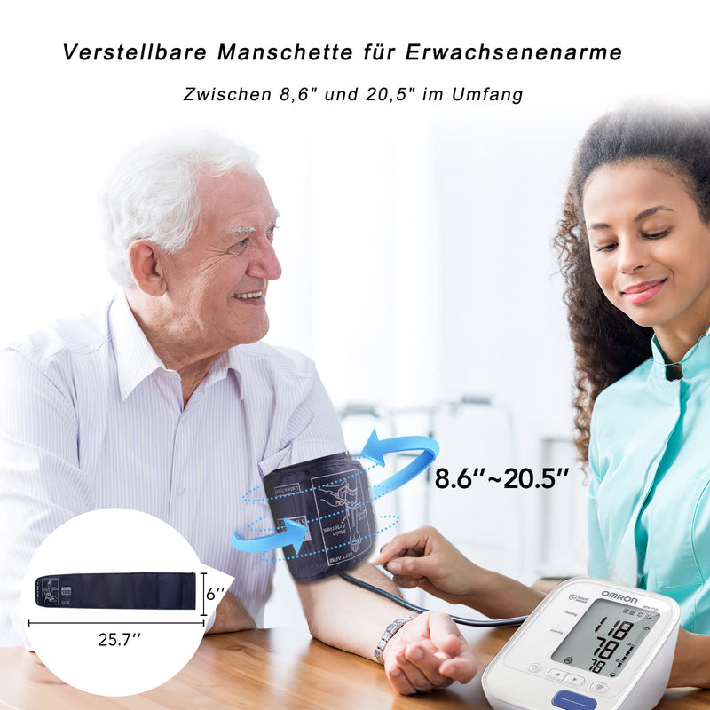 Extra Large Blood Pressure Cuff Arm For Omron, Feifuns 8.6 - 20.5 Inch Xl Replacement Cuff For Large Arm Blood Pressure Cuff For Large Arm Gray (Bp Device Not Included) - NewNest Australia