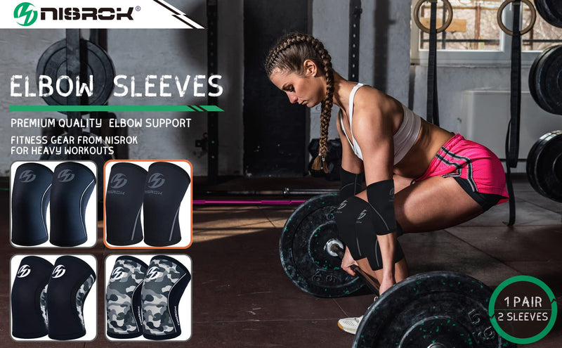 Knee Sleeves (1 Pair), 7mm Neoprene Compression Knee Braces, Great Support for Cross Training, Weightlifting, Powerlifting, Squats, Basketball and More Medium Black - NewNest Australia