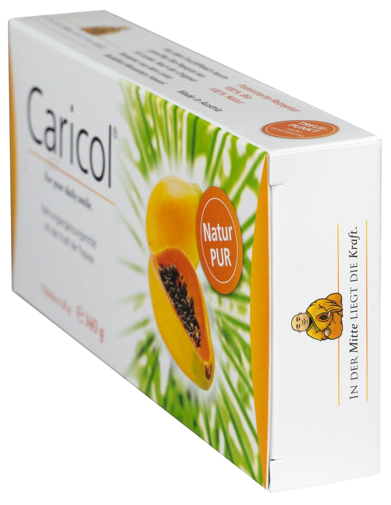 Caricol, 100% natural ingredients in organic quality, with papain, easy to dose, 7 sticks of 20g each (140g) - NewNest Australia