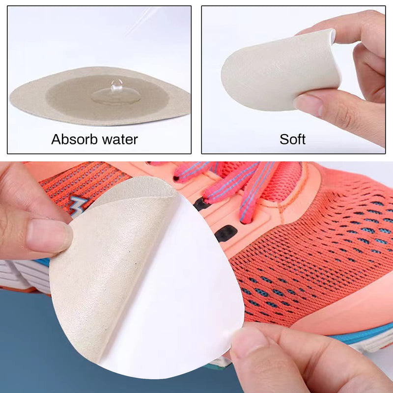 Self-adhesive Repair Patches Pack of 18 Self-Adhesive Heel Patch Self-Adhesive Shoe Heel Protection Shoe Hole Repair Patch Round Repair Patch Self-Adhesive for Sneakers Clothing - NewNest Australia