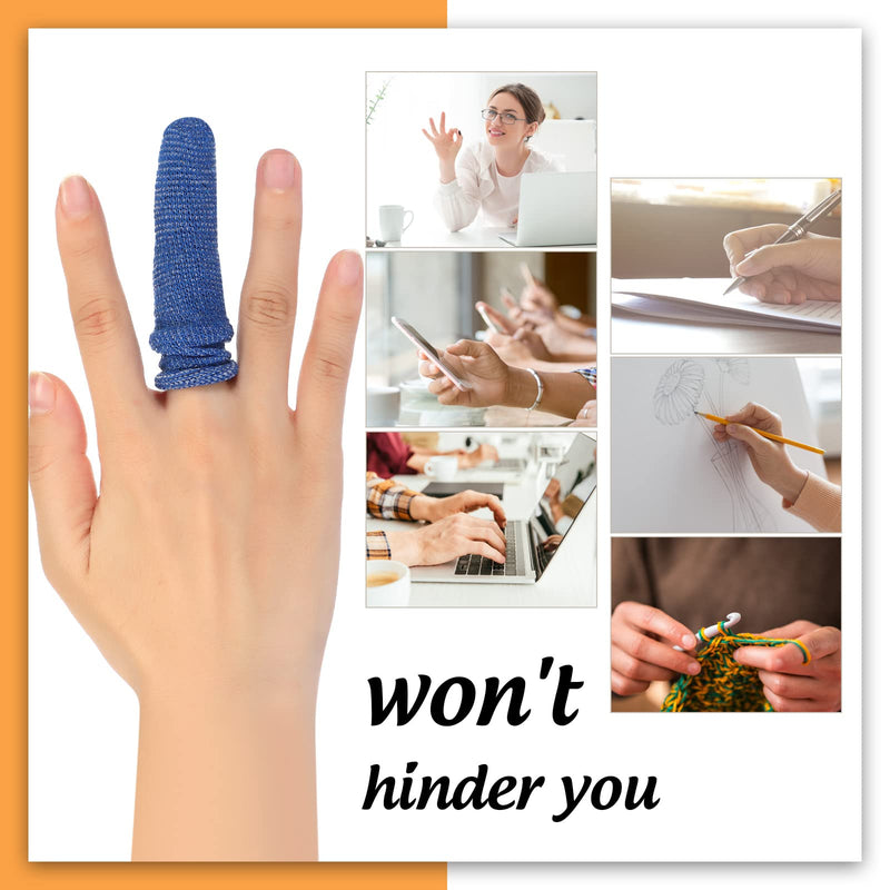 20 Pack First Aid Tublar Bandage Finger Roll Tubular Bandage Dressings Finger Bandage Tubular Finger Dressings Finger Cots Buddies Blue White Bandages for Finger Sprains and Swelling 15 x 600mm 20 - NewNest Australia