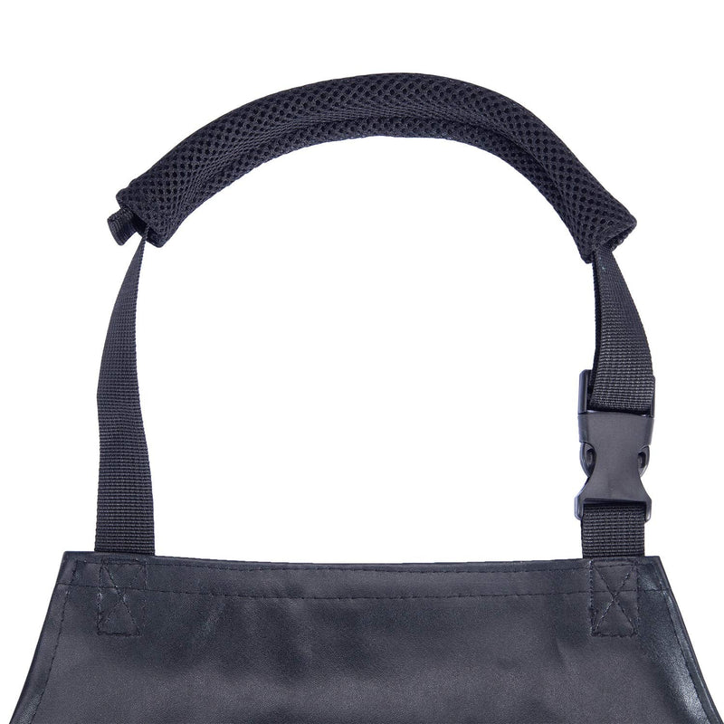 Heavy Duty Vinyl Waterproof Apron Ultra Lightweight Industrial Apron One Size Black - NewNest Australia