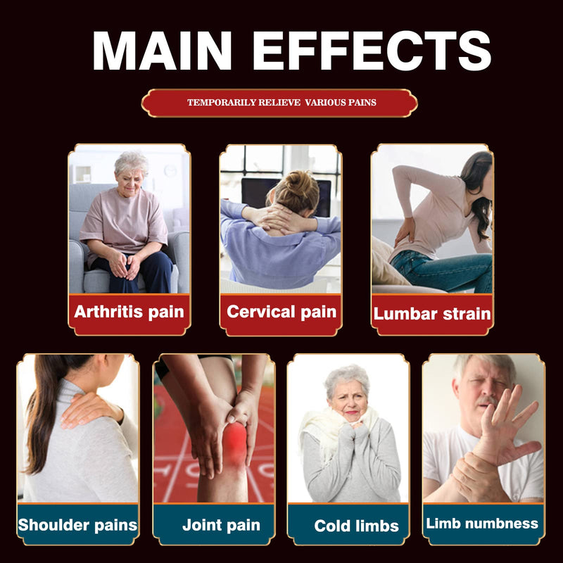 Pain Relieving Patches 20 PCS Pain Relief Plaster, Herbal Warming Pain Relief Heat Patches for Joint/Muscle/Back/Knee/Arthritis Pain, Fast Acting Long Lasting up to 12 Hours - NewNest Australia