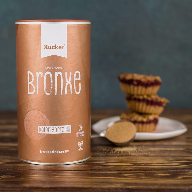 Xucker Bronxe Erythritol 1Kg Can - Calorie-Free Brown Sugar Replacement As A Vegan & Tooth-Friendly Cane Sugar Alternative I Erythritol Without Stevia I Sugar-Free Sweetener - NewNest Australia
