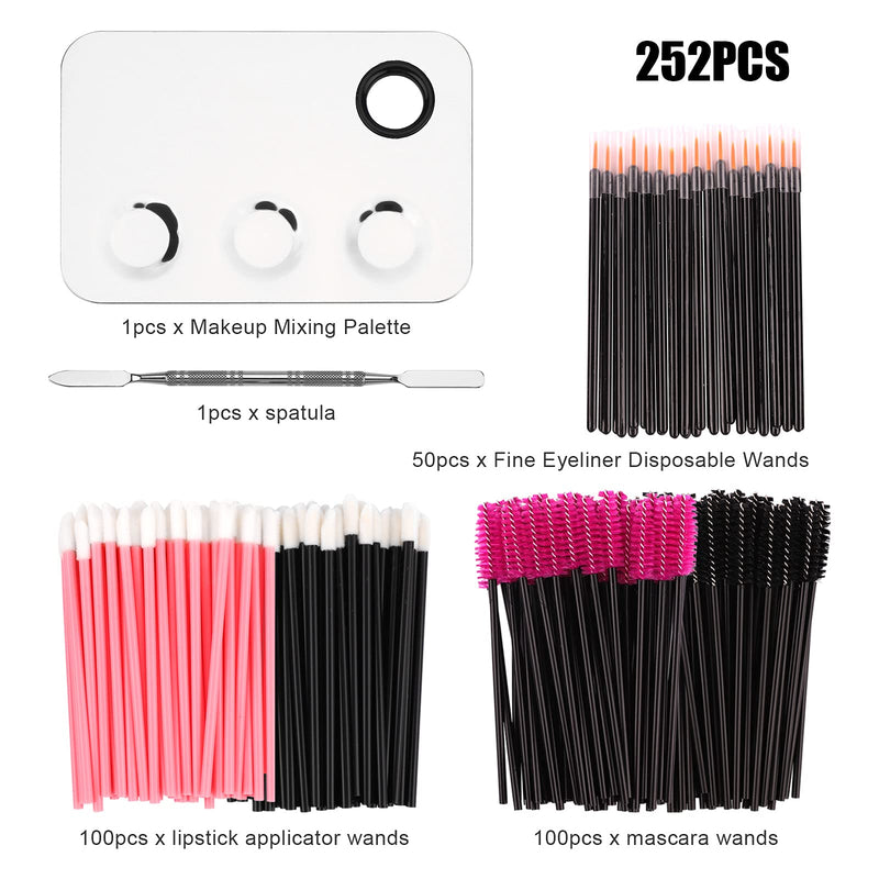 Spatula Makeup Palette with Spatula 6x4inch 3-well Nail-art Cosmetic Artist Mixing Palette with Spatula Tool for Mixing Foundation Silver and Mascara Wands, Eyeliner Brushes,pcs Lip Brushes - NewNest Australia