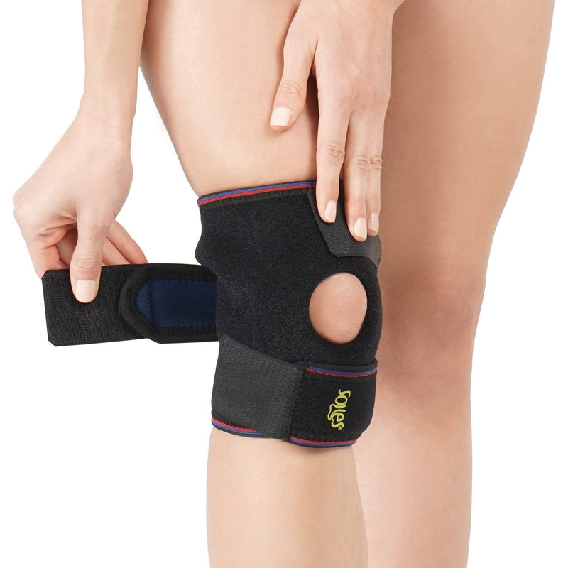 Soles Patella Knee Support Brace Adjustable Seat And Maximizes Durability - Incredibly Comfortable, Made From Neoprene - Sweat Compression Brace For Everyday Comfort & Relief - NewNest Australia