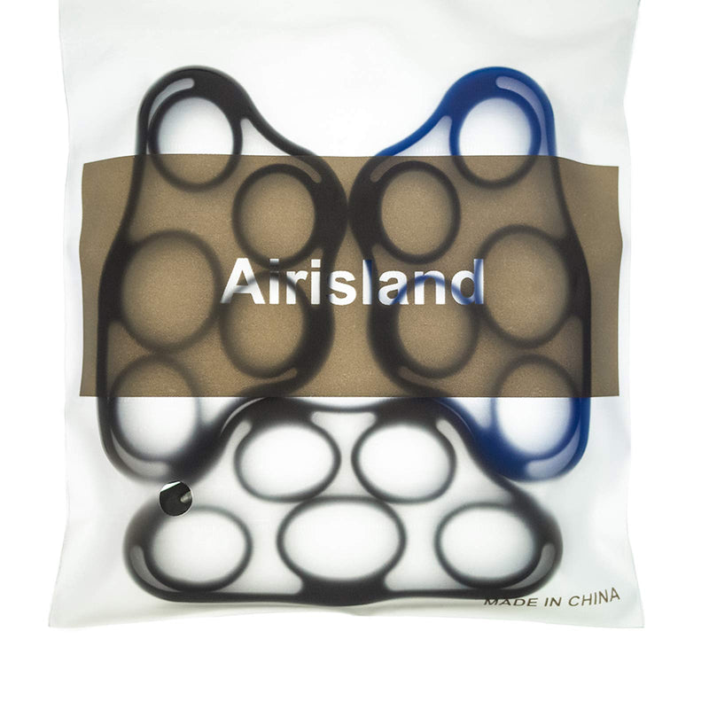 Airisland Finger Stretcher Hand Resistance Bands Hand Extensor Exerciser Finger Grip Strengthener Strength Trainer Gripper Set for Arthritis Carpal Tunnel Exercise Guitar and Rock Climbing 3pcs - NewNest Australia