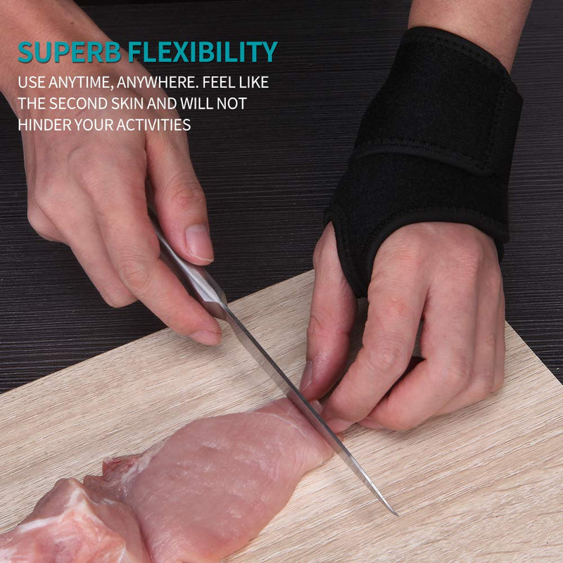 Wrist Brace for Carpal Tunnel, Breathable and Adjustable Wrist Support Brace for Arthritis and Tendinitis, Wrist Compression Wrap for Pain Relief, One Size Fits Left or Right Hand – Single … (Grey) Grey - NewNest Australia