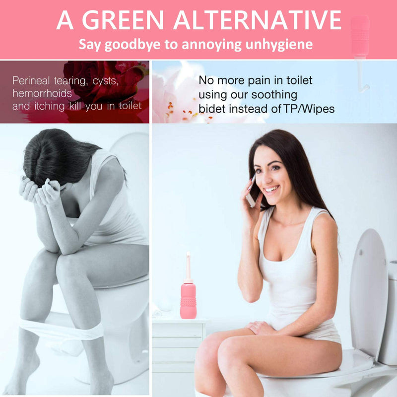 2PCS Perineal Bottle for Postpartum Care - Portable Bidet with Angled Spout for Post Partum Pain Relief. Postpartum Essentials with Storage Bag - NewNest Australia