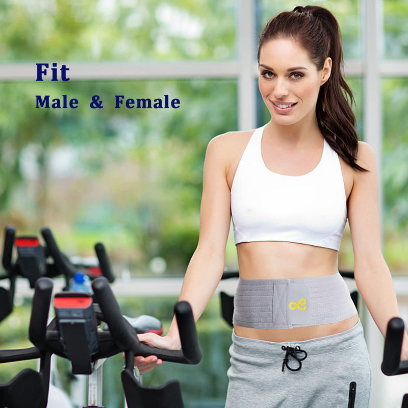Umbilical Hernia Belt for Men and Women - Abdominal Support Binder with Compression Pad - Navel Ventral Epigastric Incisional and Belly Button Hernias Surgery Prevention Aid M - NewNest Australia
