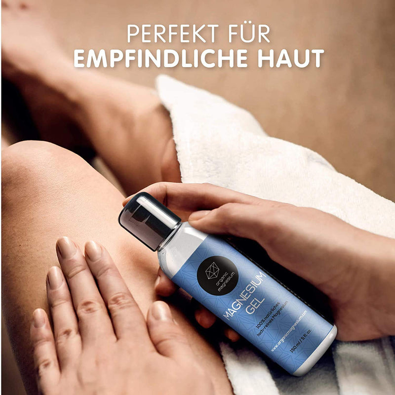 Zechstein Magnesium Gel From Organic Magnesium, 150 Ml, 100% Natural & Pure Magnesium Chloride Gel, Perfect For Sports & Muscle Relaxation, Ultra Pure & High Dose Liquid Gel - NewNest Australia