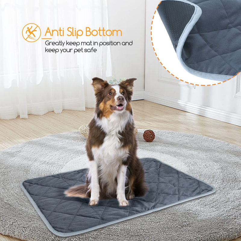 Nobleza Self-Heating Blanket For Cats And Dogs, Pet Heat Mat, Washable Puppy Thermal Blanket, Self-Heating Winter Heat Dog Mat, Dog Non-Slip Heat Blanket, Size S 40 X 50 Cm, L 50 X W 40 X H 1 Cm - NewNest Australia