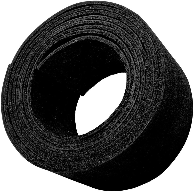 TOFL Leather Strip 2 Inches Wide and 72 Inches Long and 1/8 inch (4-5 oz) Thick (Black, 2" Wide 72" Long) Black - NewNest Australia
