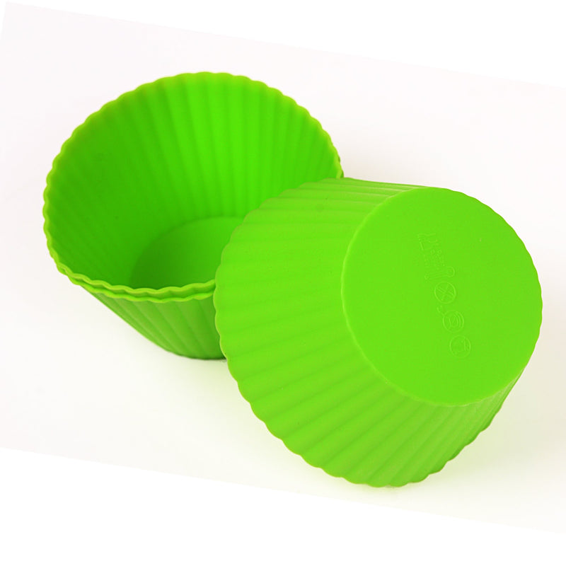 NewNest Australia - Webake Silicone Baking Cups Reusable 3.5 Inch Jumbo Muffin Pan Cupcake Baking Mold Auto Cup Holder Liner 12 Pack Jumbo Cupcake 