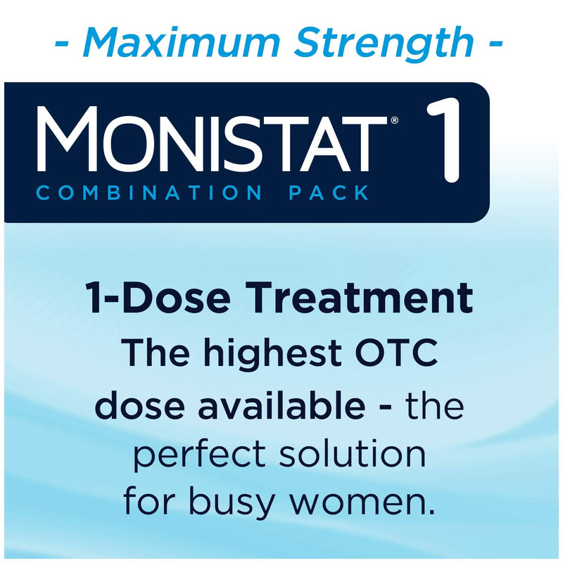 Monistat 1-Day Yeast Infection Treatment, Prefilled 1 Day Ovule - Itch Cream - NewNest Australia