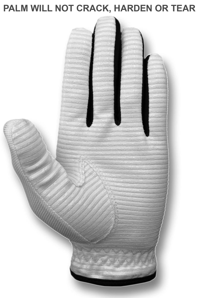 Claw Pro Men’s Golf Glove - Breathable, Long Lasting by CaddyDaddy White X-Large Left - NewNest Australia