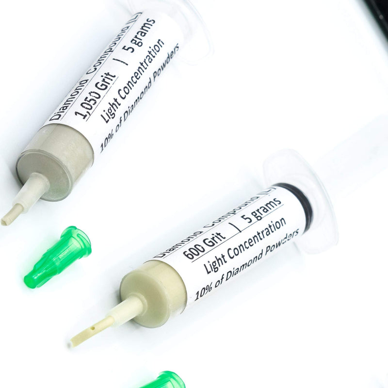 TechDiamondTools Kit of 3 Diamond Lapping Paste Polishing Compound 600 1050 1500 Grit Lapidary Paste for Rock Glass Metal Jewelry Resin Marble with 10% of Diamond Powder USA Made 1500 1050 600 grit - NewNest Australia