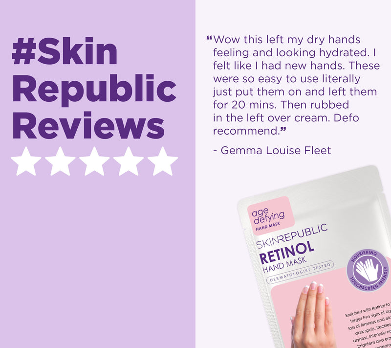 Skin Republic Age Defying Retinol Hand Mask, 18 g - NewNest Australia